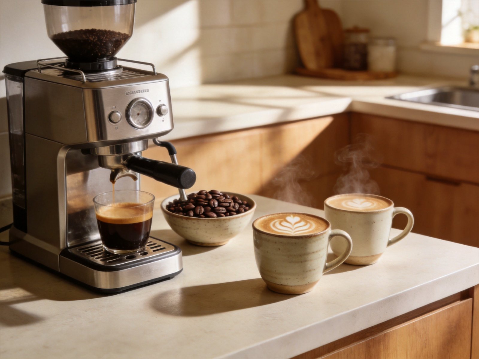 Coffee maker and espresso machine