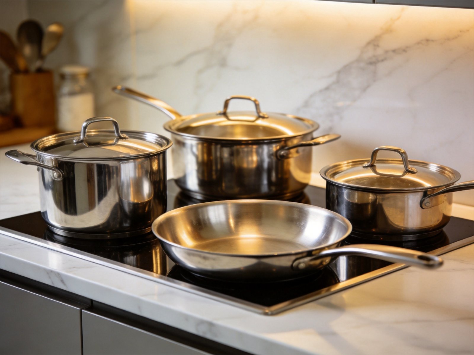 Stainless steel cookware set