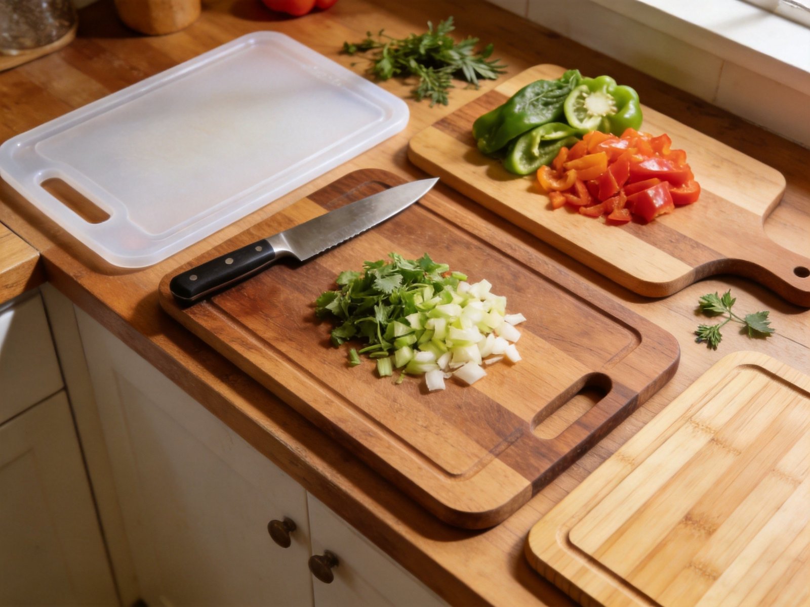 Cutting board materials
